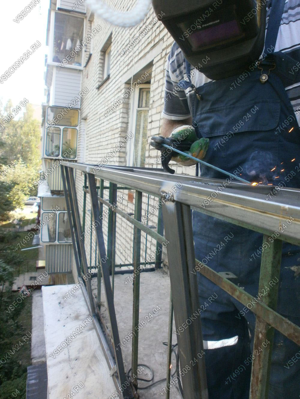 укрепление балкона