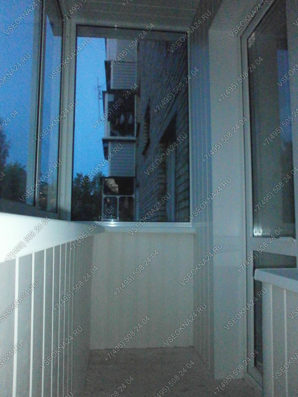 готовый балкон с выносом